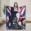 Rhea Ripley Soft Plush Blanket for Bed or Sofa  Aesthetic Flannel Bedspread for Boys and Girls Bedroom Throw Cover
