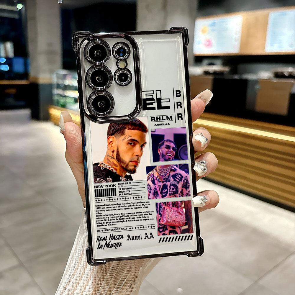 Anuel AA Real Hasta La Muerte Funda For Samsung S26 Ultra Phone Case For Galaxy S25 FE S26 S24 S23 S22 S21 Ultra S20 Plus Cover