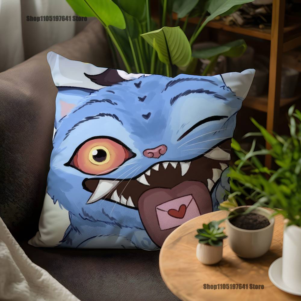 KPop Tiger Of D-Demon H-Hunters Pillow Case For Sofa Decor Car Office Room Printing Cushion Cover Decorations and Protector