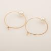 Модные женские серьги-хугги с искусственным жемчугом, подвесками, для вечеринки, подарок на день рождения