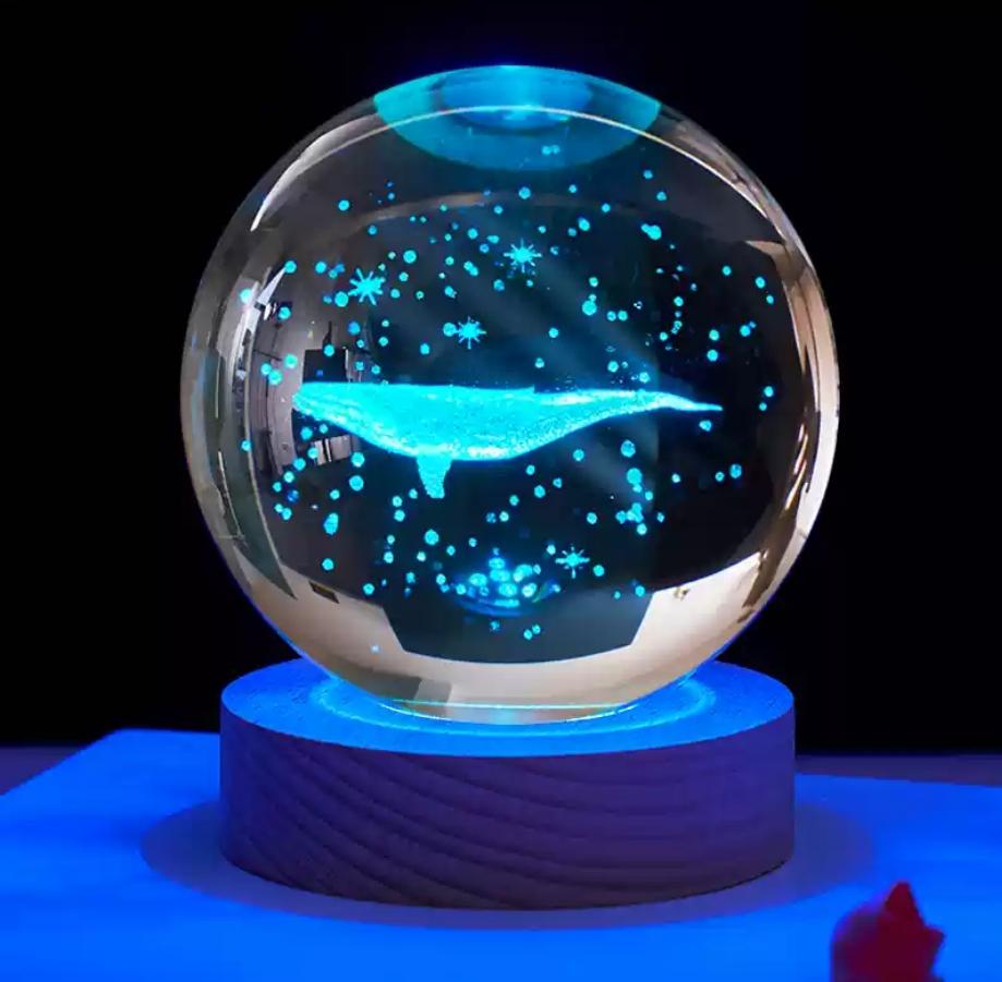 6 см 3D хрустальный шар хрустальная планета гравированная лазером солнечная система астрономический глобус подарок на день рождения стеклянный шар сфера украшение для дома