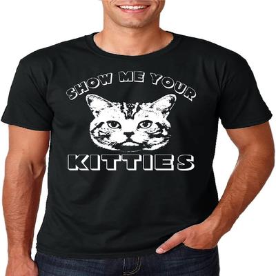 AW Fashions Покажи своих котят - Забавная шутка про кошек Премиум Мужская футболка