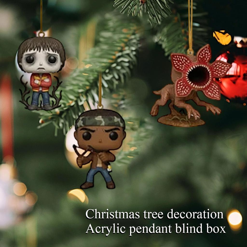 1 шт. 2D 24-дневный обратный отсчет до прибытия, украшение на елку, акриловый кулон