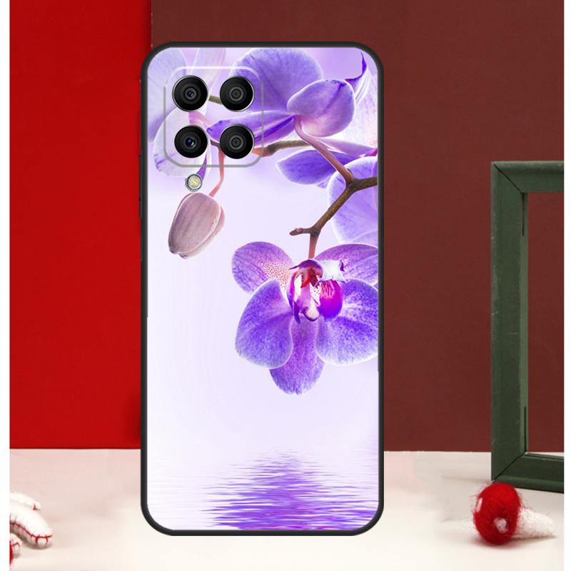 Цветная funda с цветами орхидеи для Samsung Galaxy M51 M31s M21 M11 M12 M32 M52 M20 M13 M23 M33 M53 M14 M34 M54 Чехол