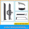 BMW X5/X6/X7 G05/G06/G07 Center Console Air Outlet Repair Kit - Silver Edge Style