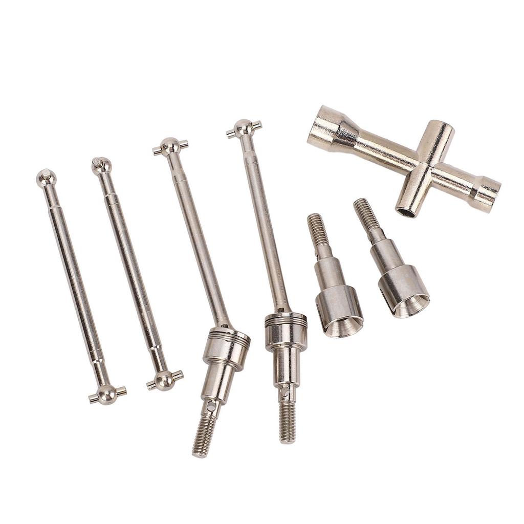 Комплект переднего и заднего приводного моста Металлический приводной вал Замена для 16101PRO 16102 16103 16201 Бесколлекторный