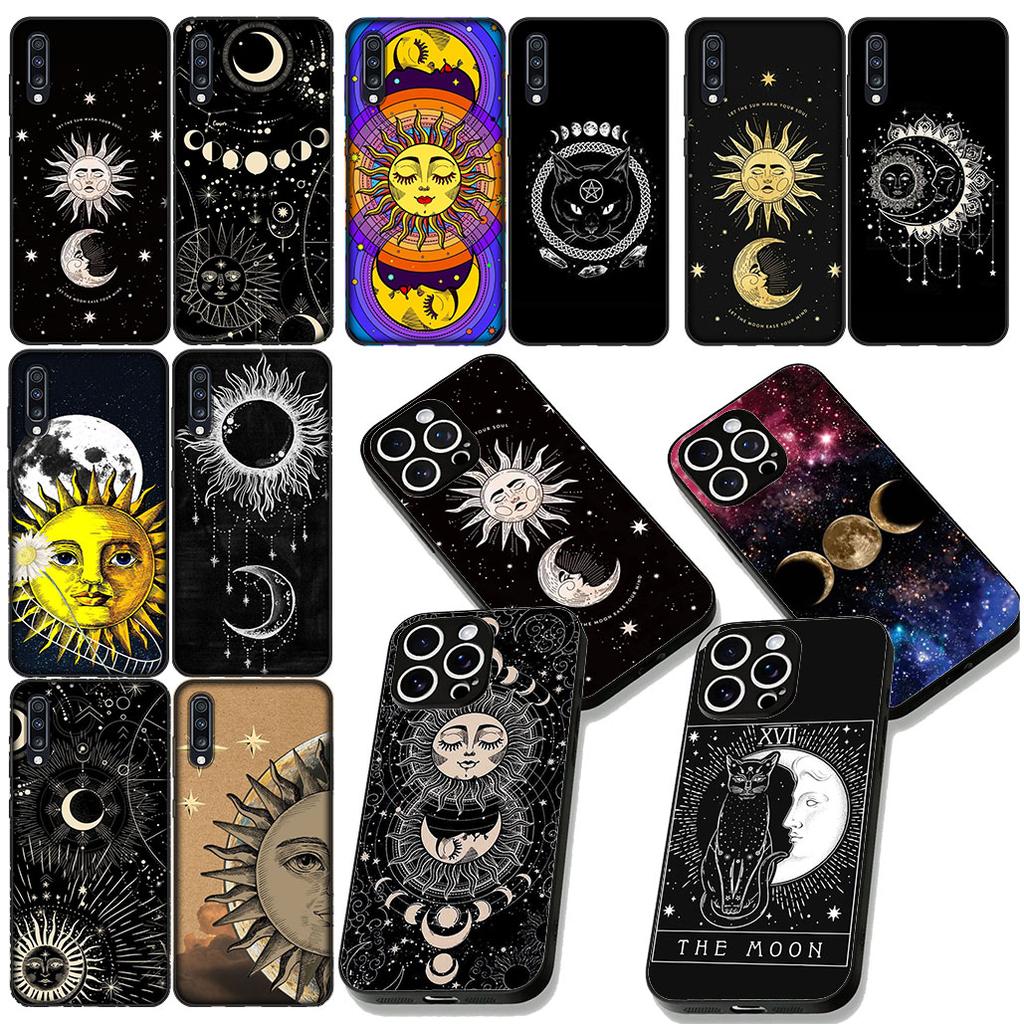 Witches Moon Totem Divine Witch Sun Face Cover for Samsung Galaxy S22 S21 S20 FE Ultra Plus A35 A36 A37 A33 A34 A04 A71 Case