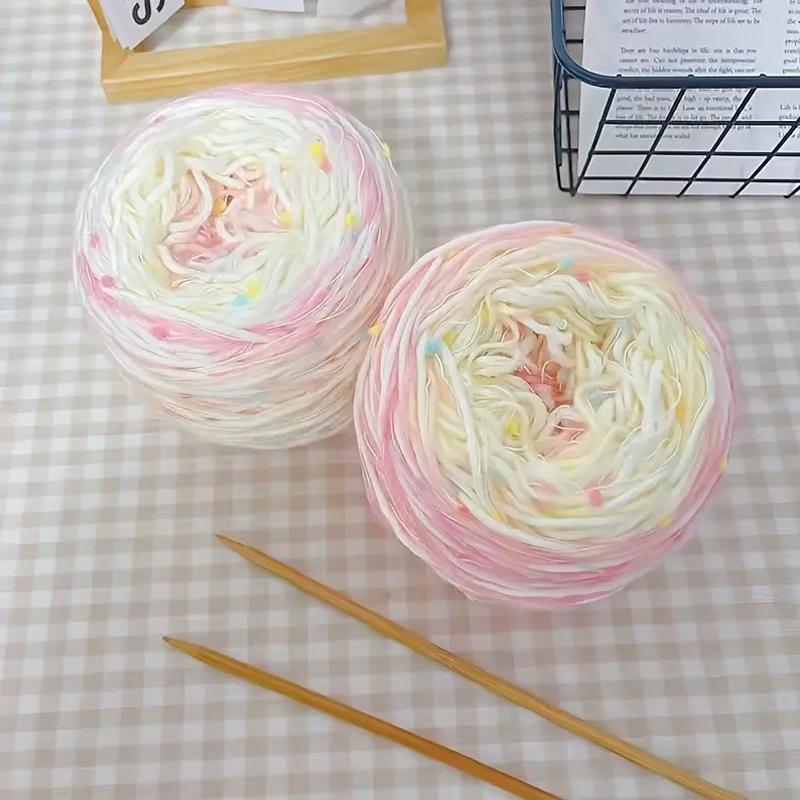 One Ball Rainbow Candy Wool Hand Knitting Mohair New Icelandic Wool Gradient Colour Thick Wool Yarn Scarf Diy Hand Mixed Yarn