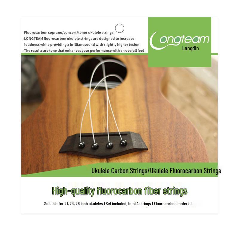Langting Carbon Fiber Ukulele Strings Set for 21/23/26 Inch Ukuleles