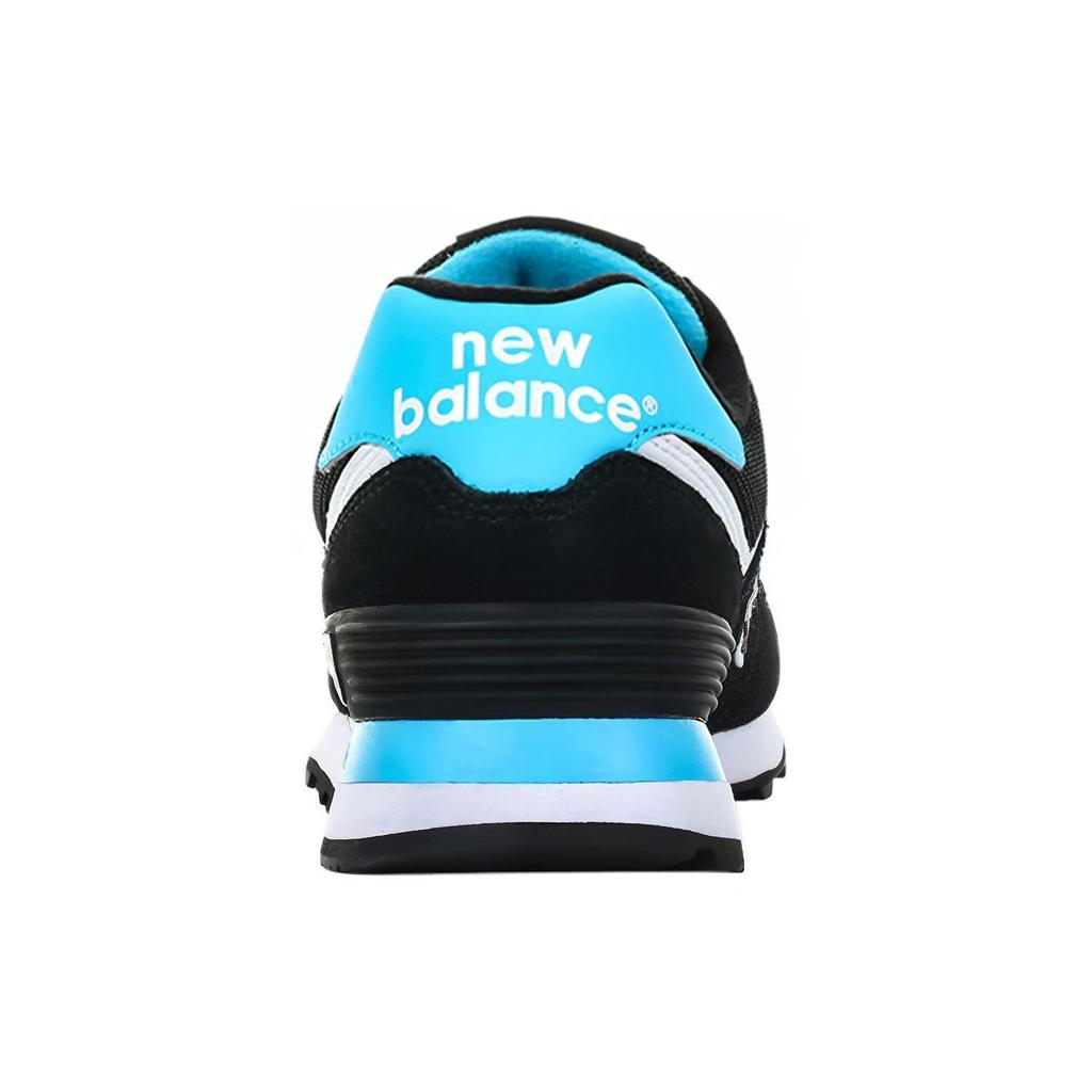 New Balance Nb 574 Lace-Up Low-Top Running Shoes Women Sneakers Black Blue WL574CPA