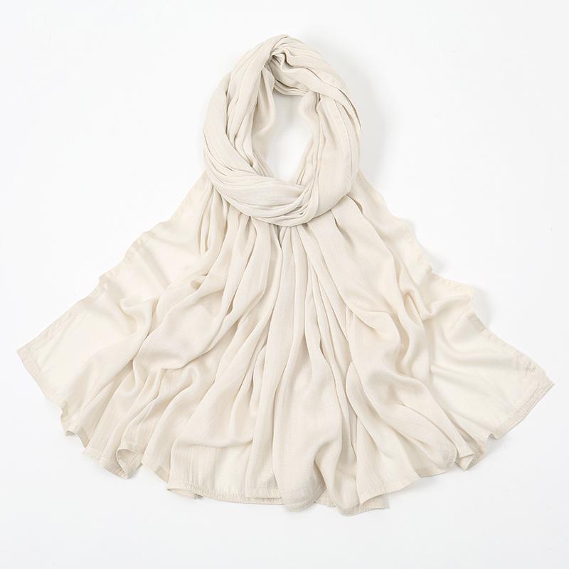 Новые вискозные хлопковые хиджабы Шарф-накидка Женский мусульманский хиджаб Шарф Более широкая повязка на голову Многоцветный модальный платок на голову Большого размера Тюрбан