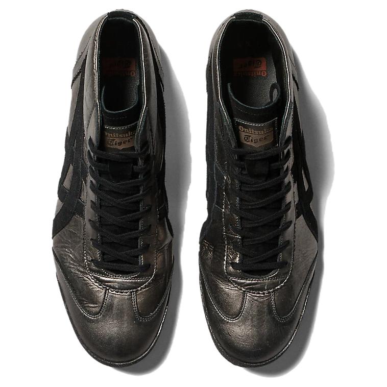 ONITSUKA TIGER Mexico Mid Runner Deluxe Gunmetal Black 1181A608-021