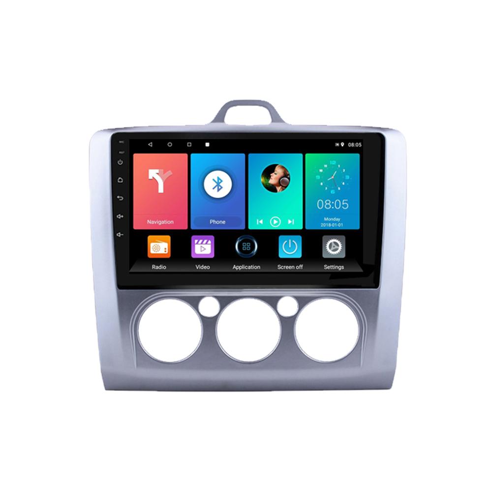 Беспроводная автомобильная стереосистема Carplay для Ford Focus Mk2 Mk3 2004-2011 Android Автомобильный мультимедийный видеоплеер GPS-навигация WIFI 2 + 32 ГБ