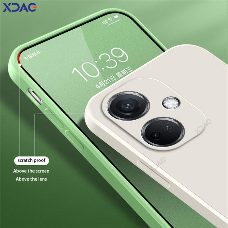 Luxury Square Liquid Silicone Phone Case for OnePlus Nord CE 3 5G 360 Soft Protective Shockproof Back Cover One Plus NordCE3 CE3