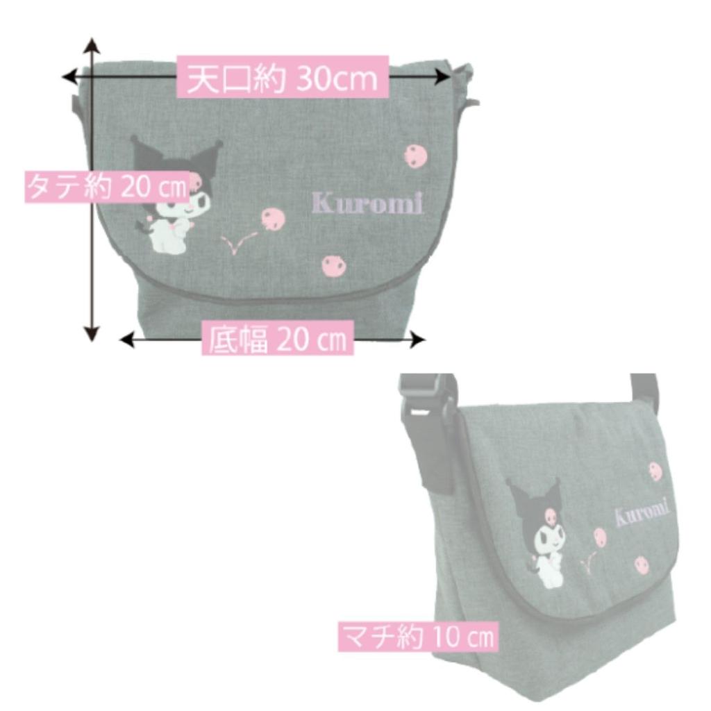 Yasuda Tsusho Персонажи Sanrio Мини-сумка-мессенджер Kuromi Ш30xВ20xГ10см KU Сумка-мессенджер 27 Прибл.