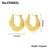 Cheap Mixed Female Finger Adjustable Stud Earrings Vintage Wedding Engagement Jewelry Bulk 316L Pvd Stainless Steel