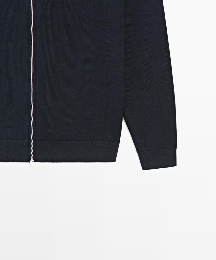 Massimo Dutti Кардиган на молнии из 100% хлопка
