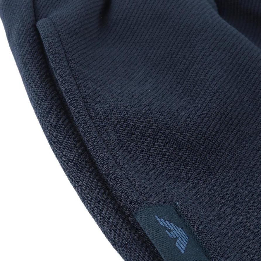 Emporio Armani FW25 Однотонные повседневные брюки средней посадки на резинке для мужчин, низ EM000500-AF15006-UB102