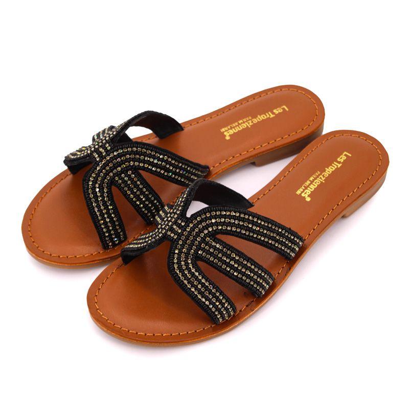 Женские мюли Omega со стразами LES TROPEZIENNES BY M.BELARBI