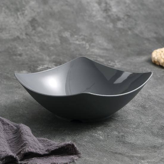 1/4 шт. Одноразовые квадратные сервировочные миски Гладкие края Миска для закусок для вечеринок Салатница Жаростойкая Универсальное сервировочное блюдо