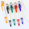 5 Pcs Soccer Rollerball Pens 0.5mm Black Ink Retractable Ballpoint Pens Football Gel Ink Pens for Sports Party Favors Kids Birthday Gifts
