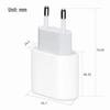 Быстрое зарядное устройство PD20W для iPhone 14/15 - Стандарты ЕС/США