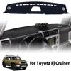 Для Fj Cruiser, уменьшает блики, индивидуальный чехол на приборную панель автомобиля, солнцезащитный коврик, противоскользящий коврик, защита приборной панели,