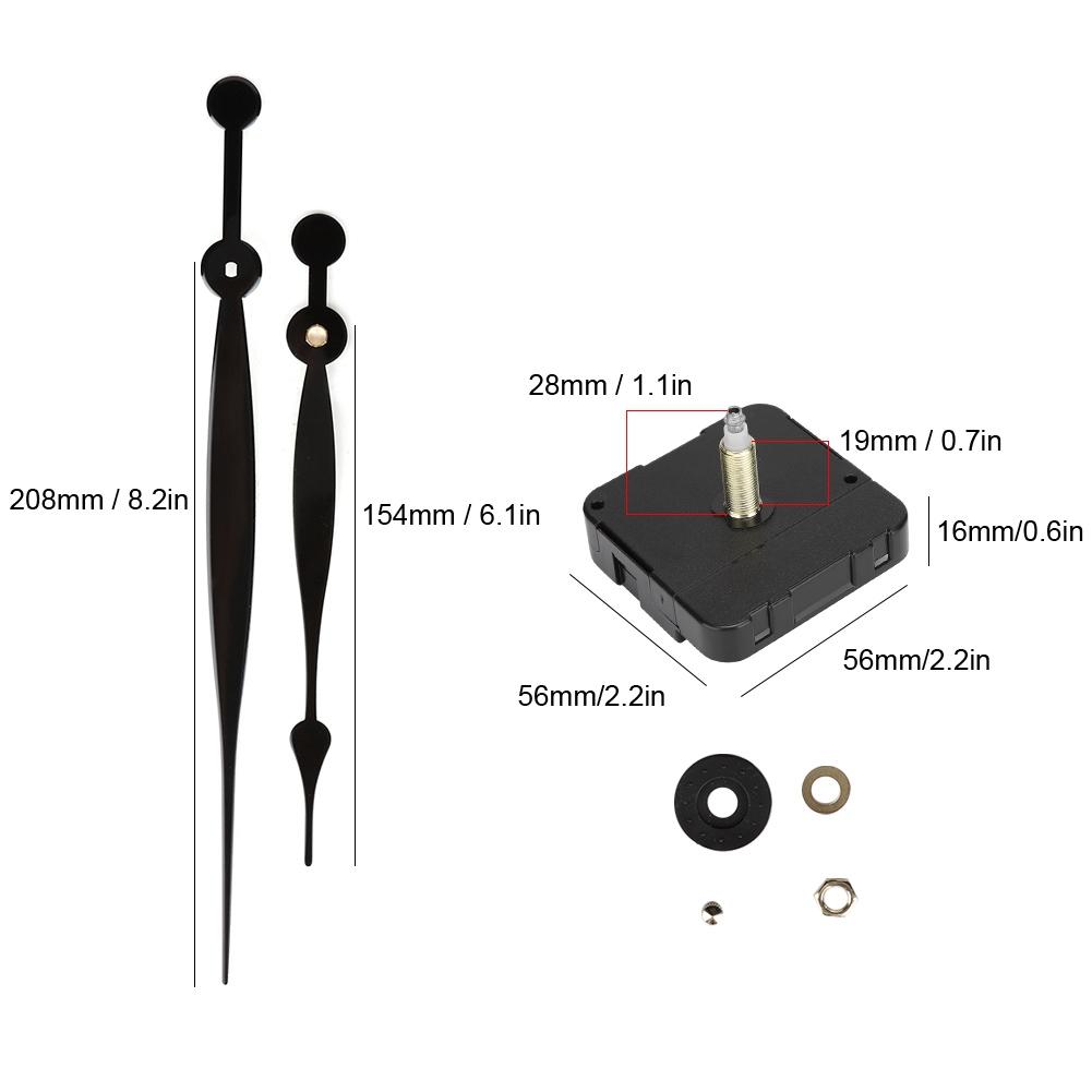 Высокоточные часовые и минутные стрелки кварцевые часы двигатель комплект DIY аксессуар для часов