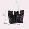 Gothic Floral Pattern Tote Bag Fashion Portable Large Capacity Casual Shopping Handbag for Women