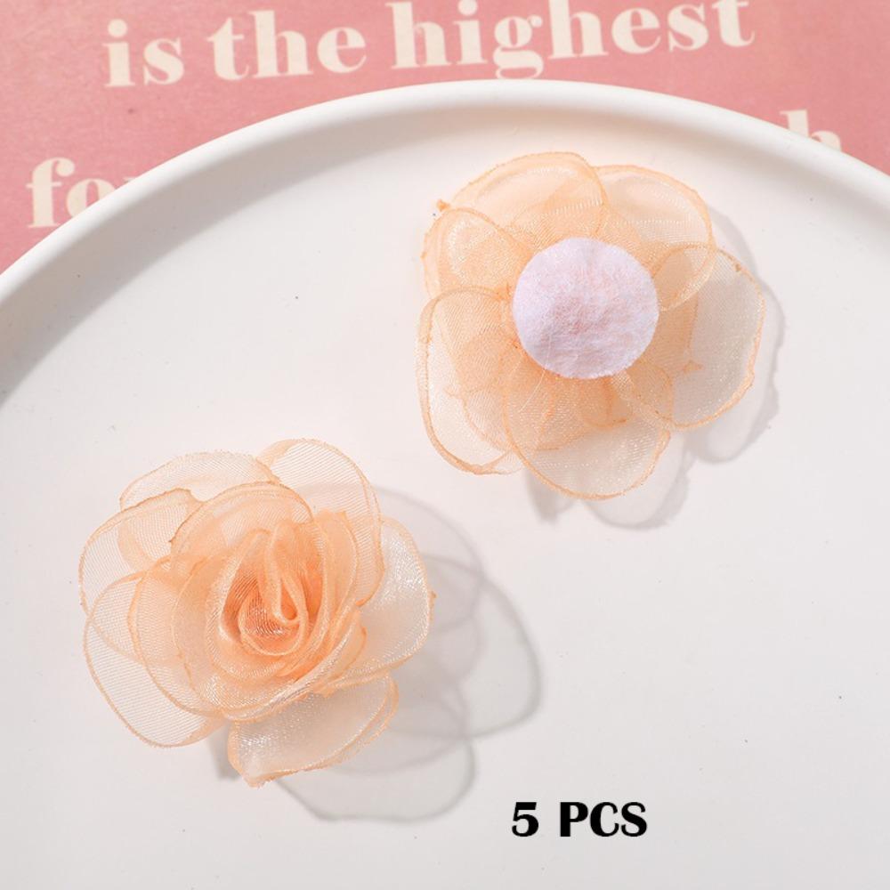 5 шт. Плетение сеткой Материал для серег Ручная работа Аксессуары для одежды Новый аксессуар для волос-зажим