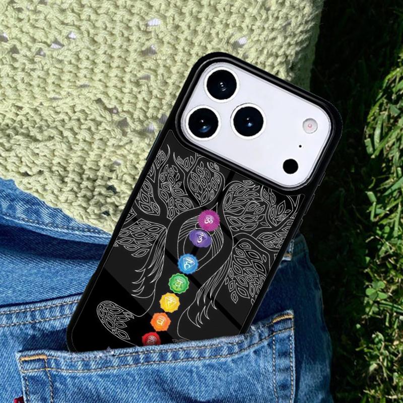 Чехол для мобильного телефона Мандала Чакра Йога Совместим с IPhone 17 16 15 14 13 12 11Pro Max 17 Air cover