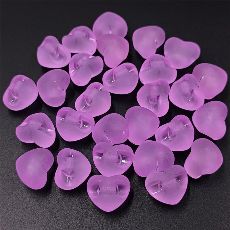 Матовые матовые модные аксессуары «сделай сам», звезда с задним отверстием, 10 шт., бусины с пентаграммой в виде персикового сердца для изготовления ювелирных сережек