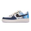Air Force 1 811 Производство, Air Force 1 Скейтбордические кроссовки Женские Белый Синий Черный DD8959-100(Команда80-)