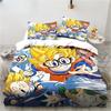 Новый милый мультяшный аниме комплект постельного белья DR Slump Arale King Twin Double Микрофибра Полиэстер Пододеяльник