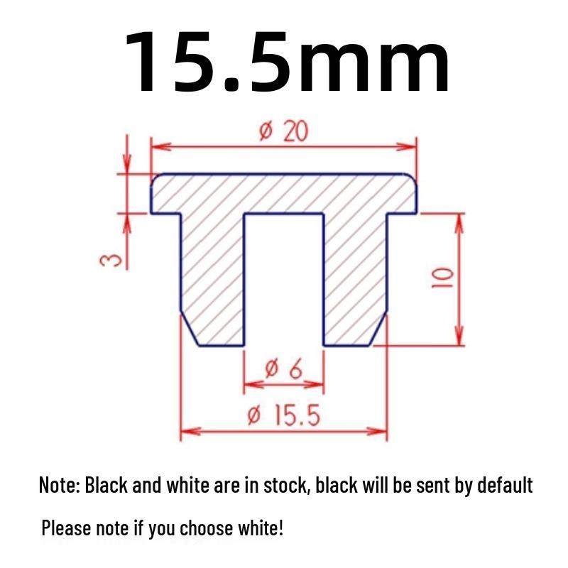 T-Shaped High Temp Silicone Stopper for Sandblasting, Electroplating, Baking, Anodizing, and More