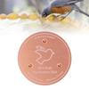 Copper Plate for Bird Bath Bird Bath Copper Disk Bird Bath Purification Disk Birdbath Accessories with Triple Point Support