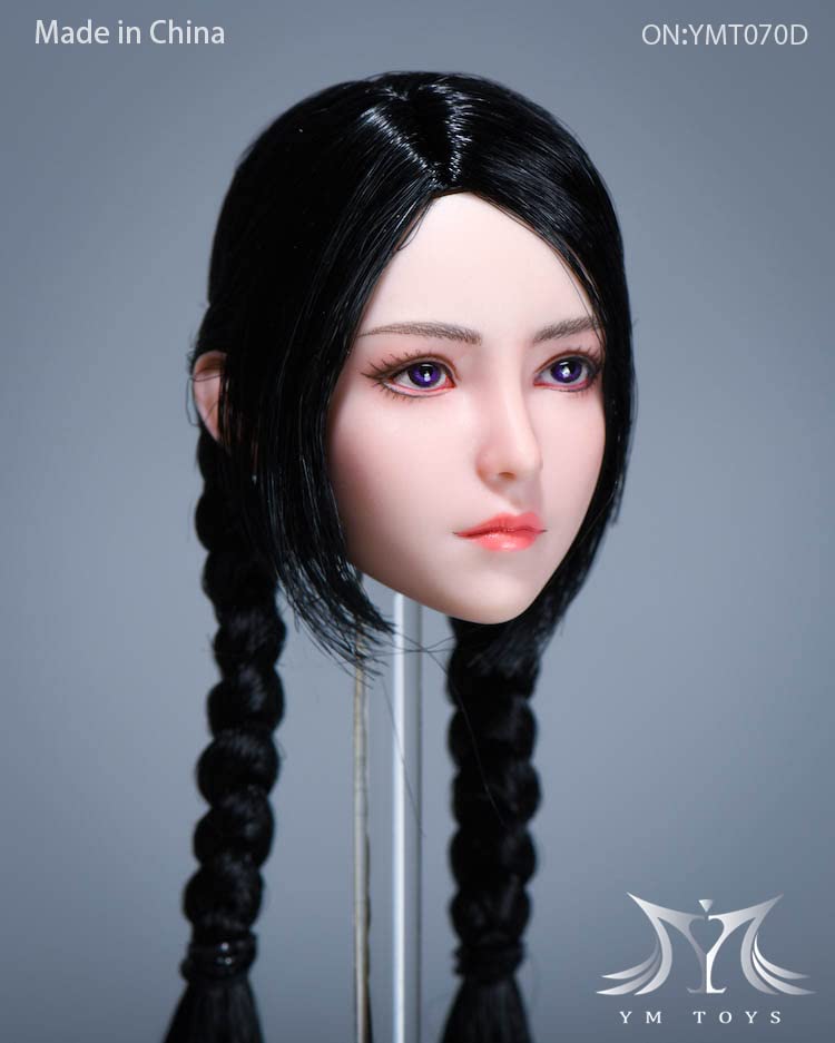 Игрушки и хобби [TOYBARJAPAN] Голова экшн-фигурки масштаба 1/6 для тела TBLeague - YMTOYS YMT070D Юная красавица, Школьница, Студентка, Офисный работник