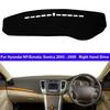 Накладка на панель автомобиля Нескользящий коврик Для Hyundai NF Sonata Sonica 2005 - 2009 LHD RHD Автомобильный коврик на приборную панель Коврик-тент от солнца Противо-УФ подушка