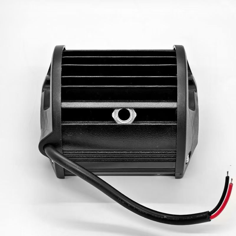 60W 4 Inch Universal Car LED Work Light Bar IP68 Waterproof 6000K White Light Die-cast Aluminum Alloy for Offroad Vehicles