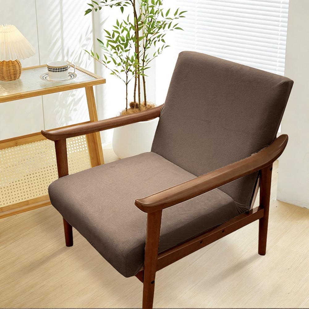 Jacquard Armchair Cover Elastic Single Sofa Cover Wooden Arm Chair Cover For Household Hotel