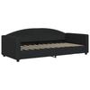 Daybed Black 90x200 cm Fabric