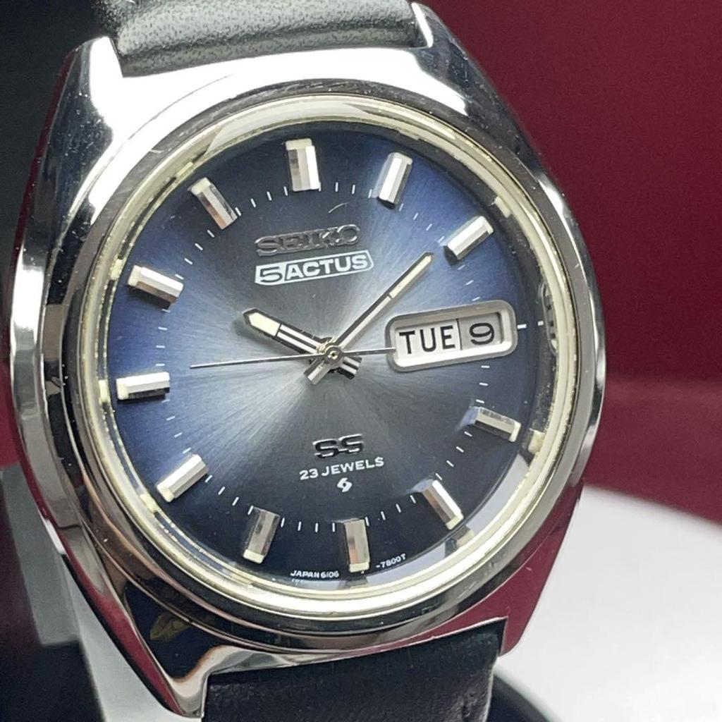 [USED] 1974 Seiko 5 Actus Stainless Steel Automatic 23 Jewels Made In Japan