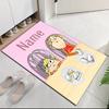 Custom Name Charlie and Lola Printed Carpet, Rug for Office Chair Living Room Bedroom Kitchen Room Decor Gifts.