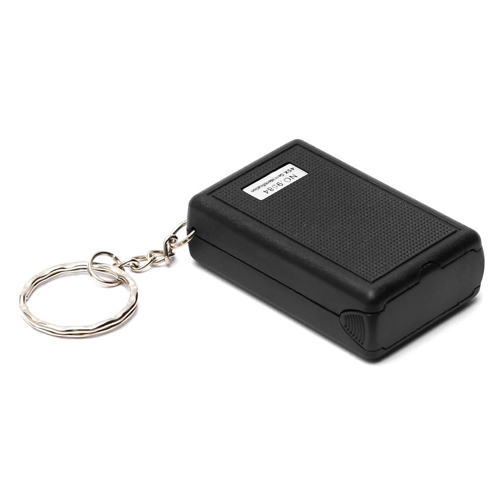 45X Slide-out Pocket Jewelry Magnifying Glass with Led Light Portable Slide-out Illuminated Magnifier Loupe for Jeweller Seniors