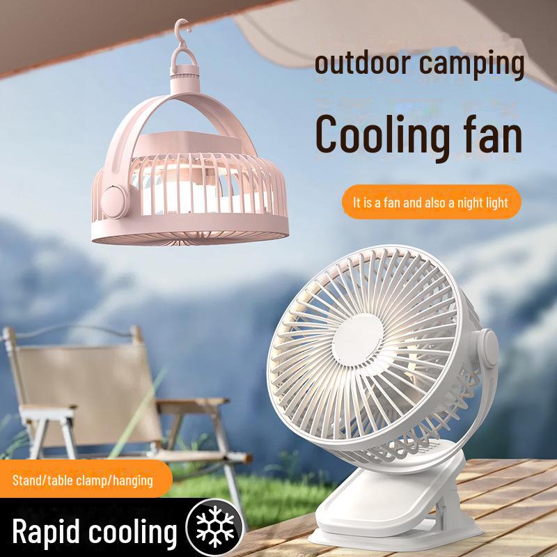Портативный беспроводной USB-перезаряжаемый студенческий карманный/настольный вентилятор с зажимом