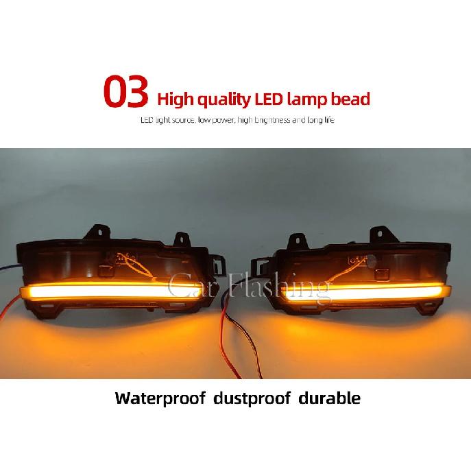 For Land Rover Discovery Sport L550 14-20 Evoque Velar 17-19 For Jaguar F-Pace X761 Blink Side Mirror Light Turn Signal