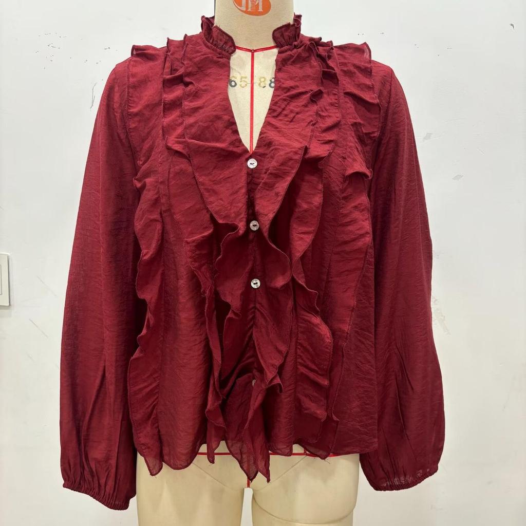 Женская высококачественная кружевная многослойная блузка - Стиль "Маленький аромат"