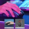 Redragon Wireless Gaming Ergonomic Mouse 16000 DPI with Rapid Fire 9 Macro Durable Power Capacity and RGB Backlight for Mouse, Key, Buttons, 170-Hour