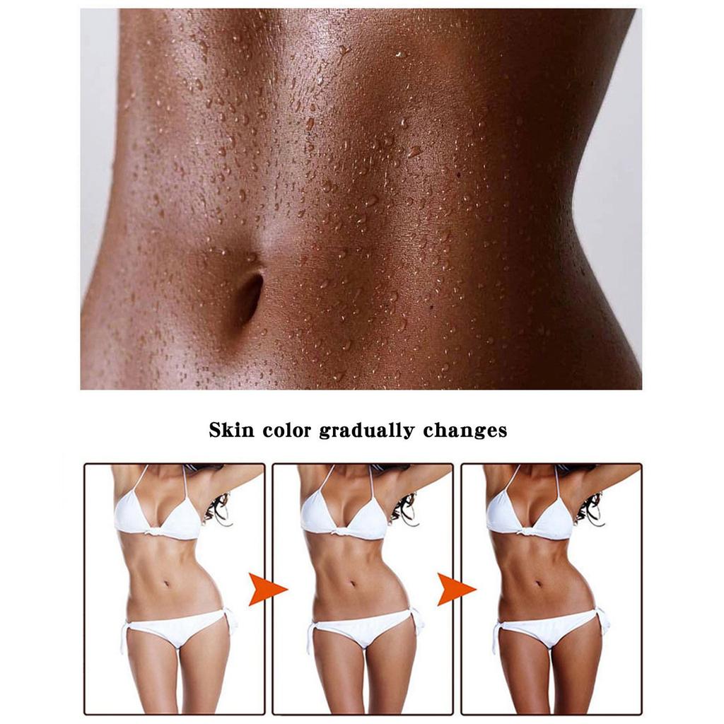 Спрей для загара Интенсивный загар для солярия Стойкий водостойкий для потрясающего загара для тела и лица 60 г