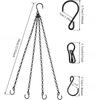 1PC 58cm hot-selling black hanging chain chain, 23-inch hanging pot chain, hanging pot, hanging pot, flower pot hanging chain